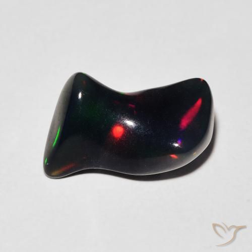 1.84ct 天然 マルチカラー オパール, ファンシー, 半透明
