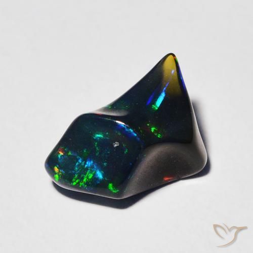 1.30ct 天然 マルチカラー オパール, ファンシー, 半透明, Photo A