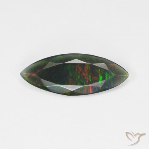 1.01ct 天然 マルチカラー オパール, マーキーズ, 透明, Photo A