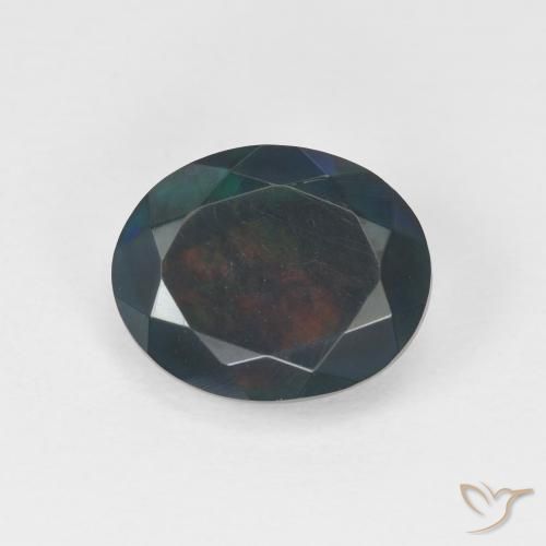2.02ct 天然 マルチカラー オパール, 楕円形, 半透明