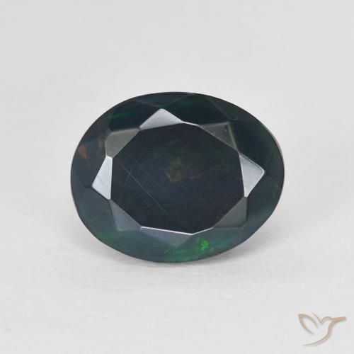 1.34ct 天然 マルチカラー オパール, 楕円形, 半透明