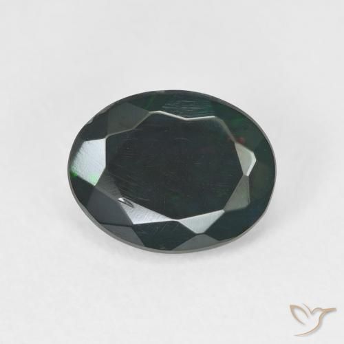 1.29ct 天然 マルチカラー オパール, 楕円形, 半透明