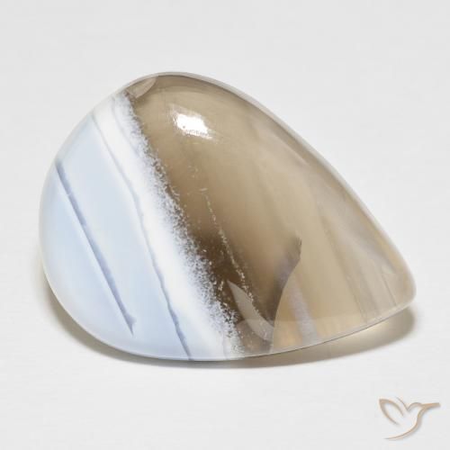 17.99カラットの天然マルチカラーオパール（26.4×19.5 mm・洋梨の形）