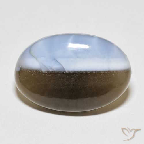 24.39ct 天然 マルチカラー オパール, 楕円形, オペーク