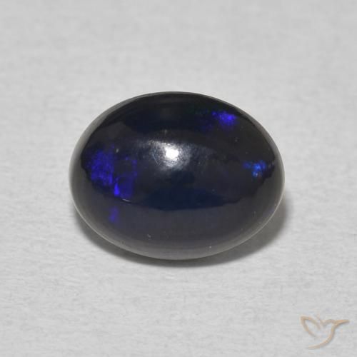 1.16ct 天然 マルチカラー オパール, 楕円形, オペーク
