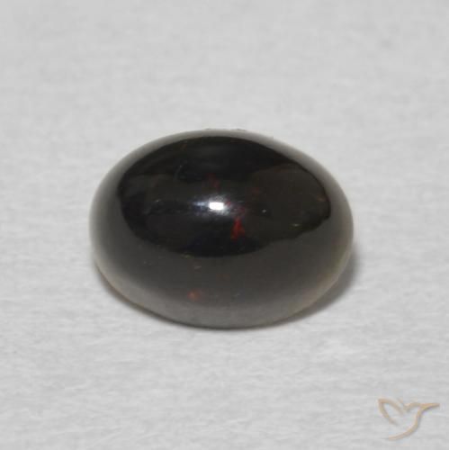 0.59ct 天然 マルチカラー オパール, 楕円形, オペーク