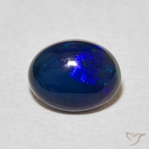 1.14ct 天然 マルチカラー オパール, 楕円形, オペーク