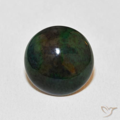 4.06ct 天然 マルチカラー オパール, ラウンド, オペーク