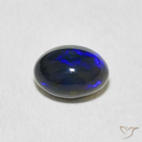 0.61ct 天然 マルチカラー オパール, 楕円形, オペーク