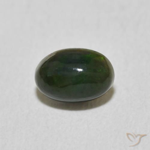 0.31ct 天然 マルチカラー オパール, 楕円形, オペーク