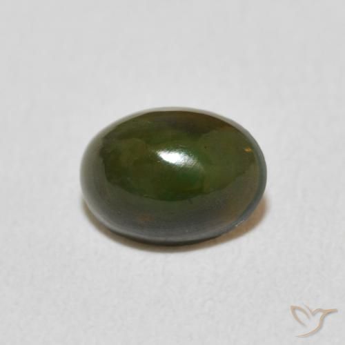 0.50ct 天然 マルチカラー オパール, 楕円形, オペーク