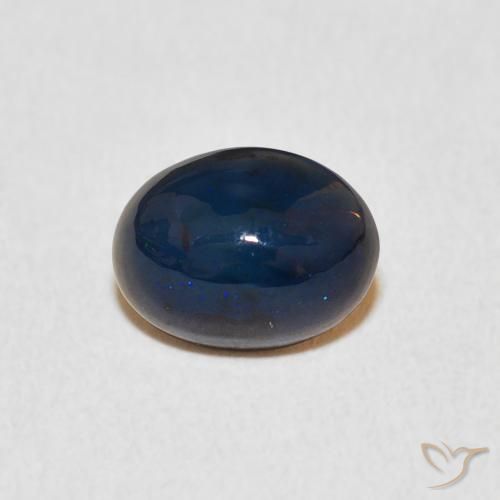 1.02ct 天然 マルチカラー オパール, 楕円形, オペーク