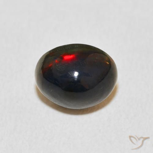 1.49ct 天然 マルチカラー オパール, 楕円形, オペーク