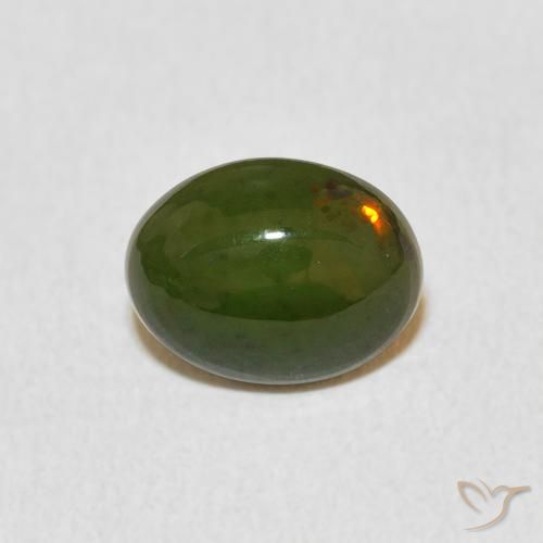 0.95ct 天然 マルチカラー オパール, 楕円形, オペーク
