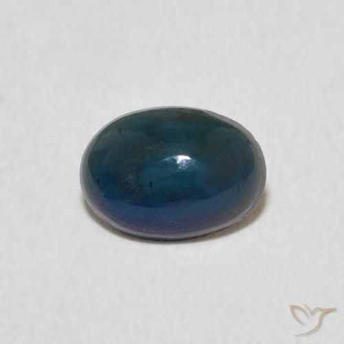 0.41ct 天然 マルチカラー オパール, 楕円形, オペーク