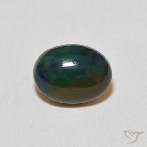 1.14ct 天然 マルチカラー オパール, 楕円形, オペーク
