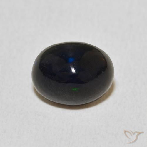 1.23ct 天然 マルチカラー オパール, 楕円形, オペーク