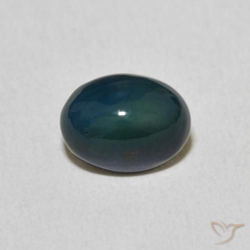 1.27ct 天然 マルチカラー オパール, 楕円形, オペーク