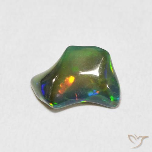 1.66ct 天然 マルチカラー オパール, ファンシー, オペーク