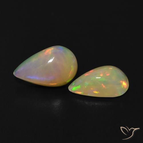 Shop natural 0.86ct マルチカラー オパール gems, 洋梨の形, from オーストラリア at GemSelect. In stock, global shipping!
