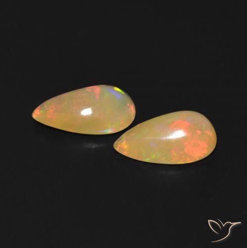 Shop natural 0.89ct マルチカラー オパール gems, 洋梨の形, from オーストラリア at GemSelect. In stock, global shipping!