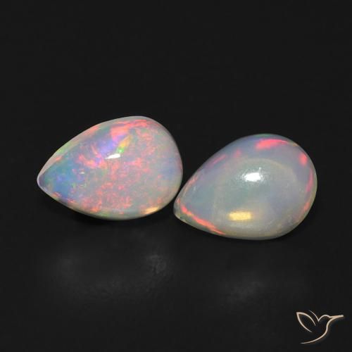 Shop natural 0.98ct マルチカラー オパール gems, 洋梨の形, from オーストラリア at GemSelect. In stock, global shipping!