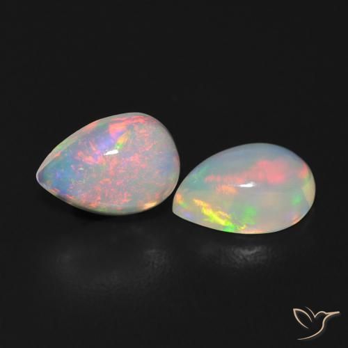 Shop natural 0.98ct マルチカラー オパール gems, 洋梨の形, from オーストラリア at GemSelect. In stock, global shipping!