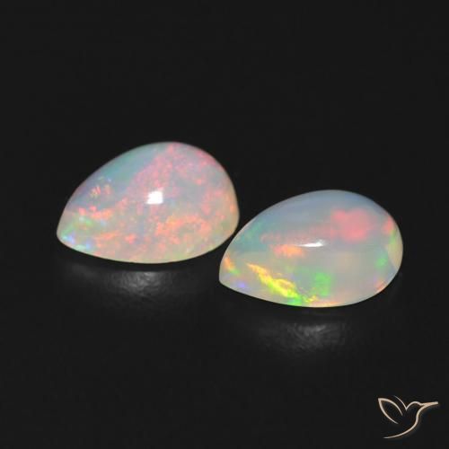 Shop natural 0.98ct マルチカラー オパール gems, 洋梨の形, from オーストラリア at GemSelect. In stock, global shipping!