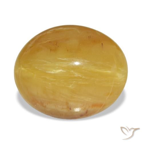 5.89ct ゴールデン オパール, 楕円形, オペーク