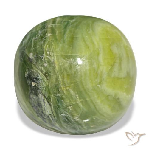 16.79ct グリーン オパール, クッション, オペーク