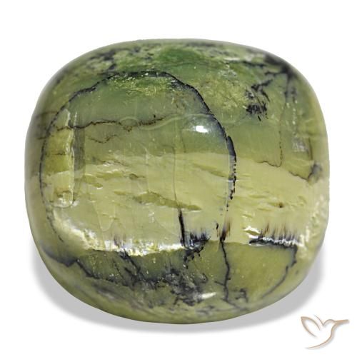 28.96ct グリーン オパール, クッション, オペーク