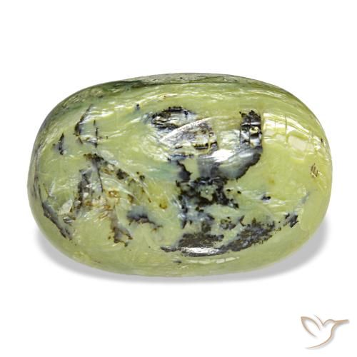 9.57ct グリーン オパール, 楕円形, オペーク
