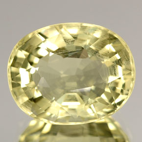 4.56カラットの天然レモンオーソクレース（11.6×9.2 mm・オーバルカット）