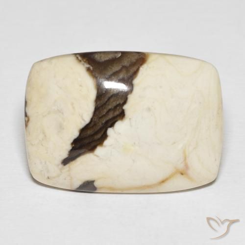 21.18ct 天然 マルチカラー ピーナッツウッド, クッション, オペーク