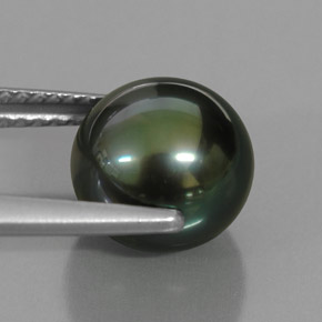 4.56カラットの天然グリーンパール（8.75 mm・球体 / ボール）