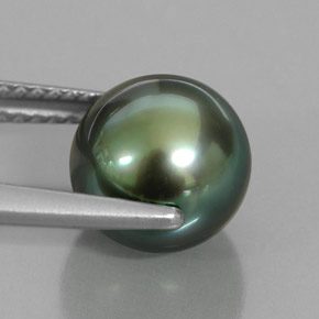 4.73カラットの天然グリーンパール（8.82 mm・球体 / ボール）