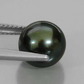 4.66カラットの天然グリーンパール（8.78 mm・球体 / ボール）