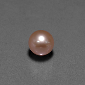 2.98カラットの天然ピンクパール（7.49 mm・球体 / ボール）
