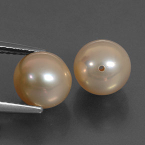 カラットの天然ピンクパール（7.54 mm・球体 / ボール）