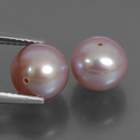 カラットの天然ラベンダーパール（8.01 mm・球体 / ボール）