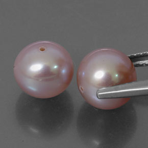 カラットの天然ラベンダーパール（8.01 mm・球体 / ボール）