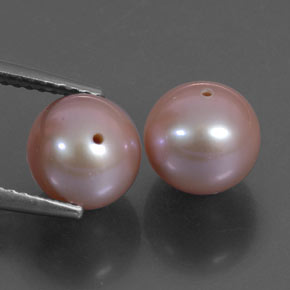 カラットの天然シルバーピンクパール（7.77 mm・球体 / ボール）
