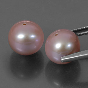 カラットの天然シルバーピンクパール（7.77 mm・球体 / ボール）