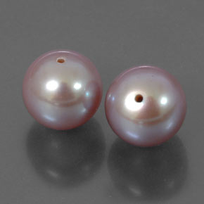 カラットの天然ラベンダーパール（7.67 mm・球体 / ボール）