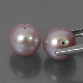 カラットの天然ラベンダーパール（7.67 mm・球体 / ボール）