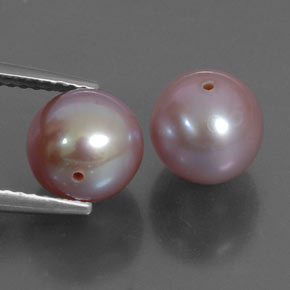 6.43カラットの天然ピンクパール（7.65 mm・球体 / ボール）