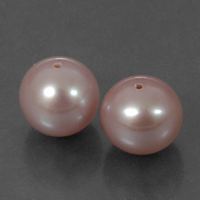 カラットの天然ピンクパール（7.78 mm・球体 / ボール）