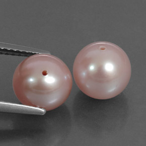 カラットの天然ピンクパール（7.78 mm・球体 / ボール）