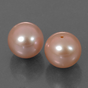 カラットの天然ピンクパール（7.81 mm・球体 / ボール）