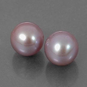 カラットの天然ラベンダーパール（7.57 mm・球体 / ボール）